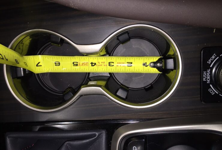Car Cup Holder Size